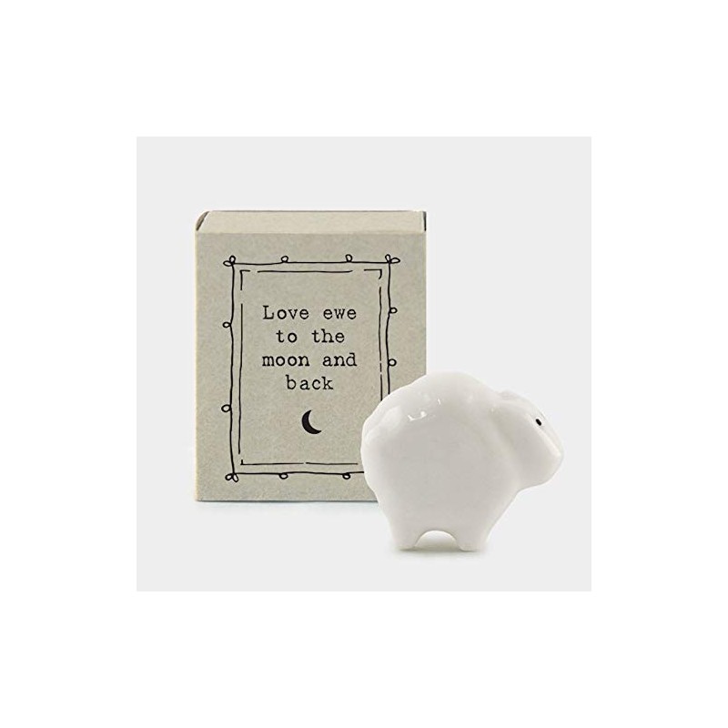 East of India MINI Matchbox Sheep 'Love Ewe to the