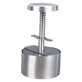 Prensa de Hamburguesas de Acero Inoxidable, Prensa de Parrilla Manual Duradera para Hamburguesas, Cocinar Verduras