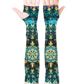 Fitvc Gardening Sleeves for Women Farmers Sun Protective UV Cooling Thorn Proof Sleeves to Cover Arms for Garden