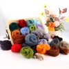MUXHEL 30 Colours Felt Wool, 30 Colours Each 10 g,