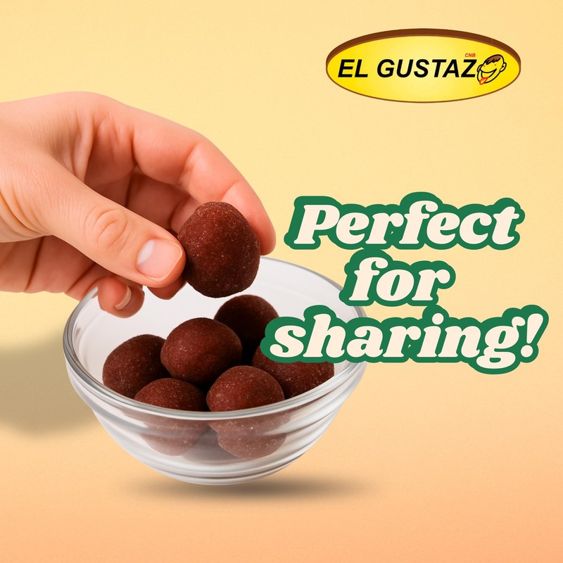 El Gustazo Tamarind Balls Candy, Dulce de Tamarindo Natural, Sweet