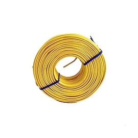 Zeluga 23-265 230ft. 16 Gauge Reinforcement Coil Yellow PVC Coated Tie Wire