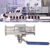 Sanitary Ball Valve Stainless Steel Quick Install Water Clamp Valve