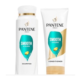 Pantene Pro-V Smooth & Sleek Duo Set Champú y acondicionador 12-12.6 fl oz