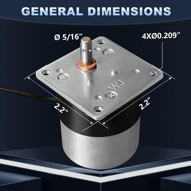 Feed Motor Replacement for Pelpro & Pleasant Hearth Pellet Stoves,