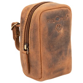 Darcis Leather Bicycle Bag in Brown - Saddle Bag with 2 Loops - Durable and Robust Thanks to Our Cowhide Leather - Ideal Road Bike Bag - Vintage Style, light brown, vintage