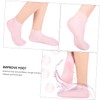 Ipetboom 2 Pairs Comfortable Elastic Foot Skin Socks Moisturizing and