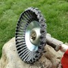 6/8" Weed Brush Steel Wire Trimmer Wheel Garden Lawnmower Grass