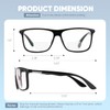Missfive Photochromic Bifocal Reading Glasses Men Blue Light Protection, Designer