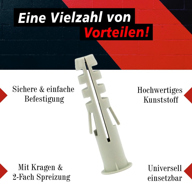 PRIOstahl Expansion dowels nylon dowels all-purpose dowels screw dowels professional