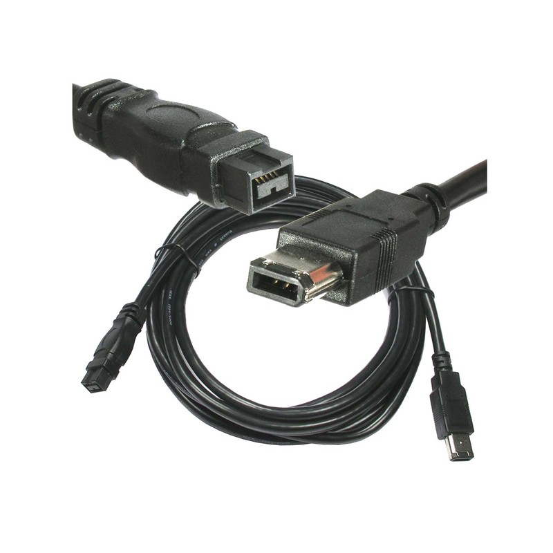KALEA-INFORMATIQUE Adapterkabel FireWire 400 IEEE1394a 6-polig auf FireWire 800 IEEE1394b