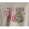 Unbranded Pink Christmas Tree Holly Jolly Christmas T-shirt