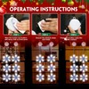 DANLI Christmas Decorations 3PCS Christmas Window Lights Battery Operated Snowflake