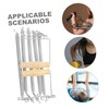 BESPORTBLE Adjustable Chest Expander with Wooden Handle Removable Springs for