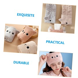 TOVINANNA Portable Hairband Set Makeup Headband Soft Edges Face Cleaning Headband for Spa