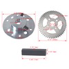 CPVNQMDG Steel Go Kart Sprocket Hub for 3/4" Bore &