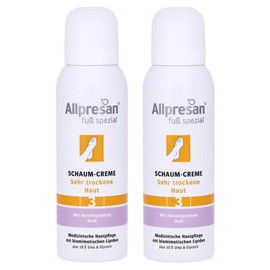 Allpresan Fuß Spezial No. 3 Foam Cream with Soothing Fragrance - Foot Cream for Very Dry Skin - For Daily Foot Care for Very Dry Feet - 250 ml