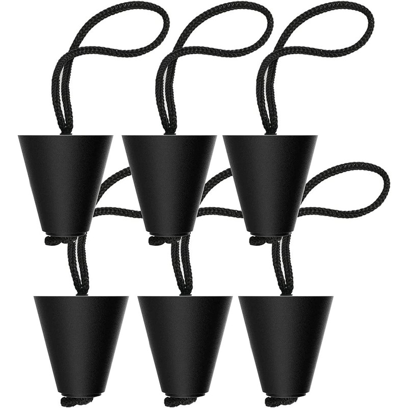 BOOSTEADY 6 Pieces Kayak Plugs Scupper Plugs Kayak Drain Plugs