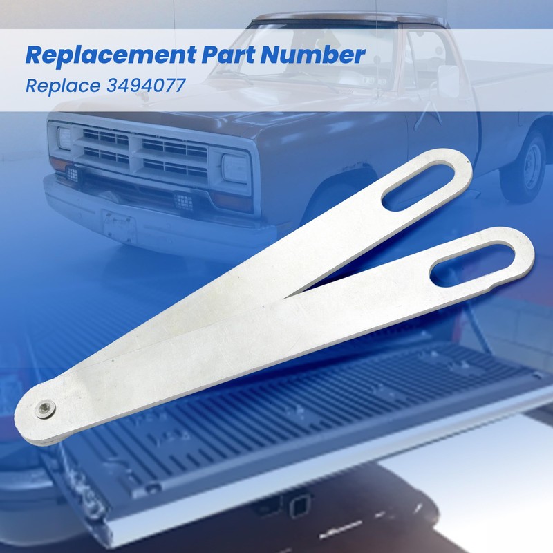 ECOMARK Truck Tailgate Strap Hinges Fit for Chrysler Dodge Ram