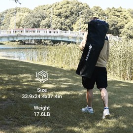 KINGROCK Heated Oversized Camping Chairs,Padded Patio Lounge Camp Chair,Round Moon Saucer Folding Lawn Chair with Folding Cup Holder and Carry Bag