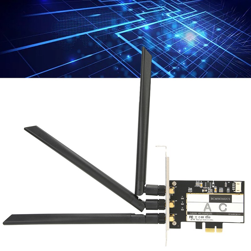 Wireless Card 802.11AC WiFi + for Bluetooth 4.0 Desktop WLAN