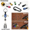12PCS Portable Bit Holder, 1/4 inch Hex Shank Aluminum Alloy