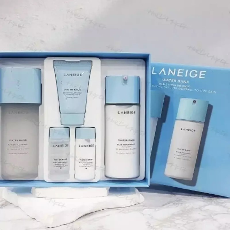 Laneige NEW 라 네즈 워터뱅크 블루 히알루로닉 2종 세트+에센셜키트 x3SET(SH)