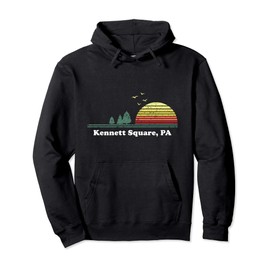 Vintage Kennett Square, Pennsylvania Home Souvenir Print Pullover Hoodie