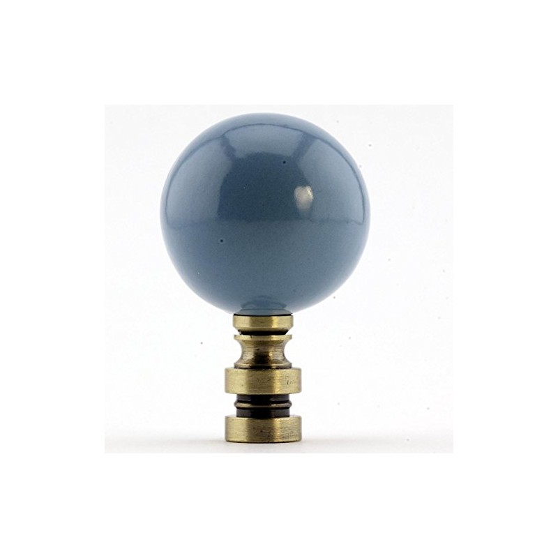 Ceramic Sky Ball Antique Base Lamp Finial 2.25" h