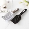 Rib Comb Hair Volume Massage Brush ur42 White 3ea