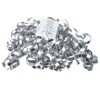 WRAPAHOLIC 12-Count Holographic Silver Self-Adhesive Curly Bows Gift Wrap Accessory