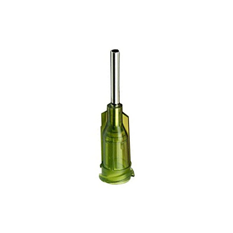Aguja dispensadora estéril con bloqueo Luer (14 Ga x 1/2