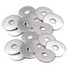 M5 Washers 50pcs M5 X 15mm Flat Penny Washers 304