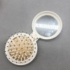 10pcs Espejos De Bolsillo Para Maquillaje Portátil Con Peine