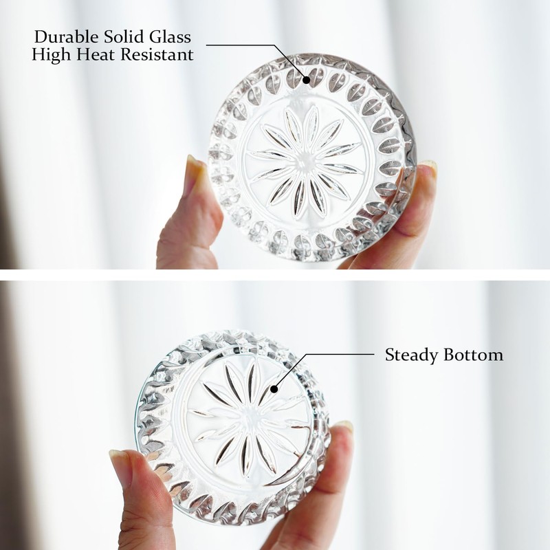 kanpura Mini Glass Bowls, Round Prep Bowl, Dishwasher Safe, Pinch