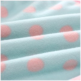 Feidoog Toddler Polar Fleece Jacket Hooded Baby Boys Girls Autumn Winter Long Sleeve Thick Warm Outerwear,Dot,1-2T