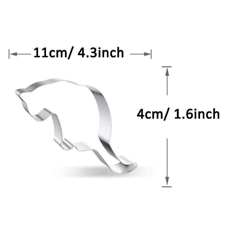WJSYSHOP Cat Shape Cookie Cutter - E