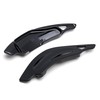 iJDMTOY Gloss Black Finish Larger Paddle Shifter Extensions Compatible with