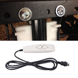 2 Piece Lift Chair Remote Control with 2 Buttons, 5 Pin Universal Hand Control Switch, Lifting Chair Hand Control for Electric Recliners, Works with Okin, Dewert,