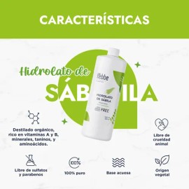 Hidrolato De Sábila Hidratante, Calmante Y Regenerador 500ml Todo Tipo De Piel Día/noche