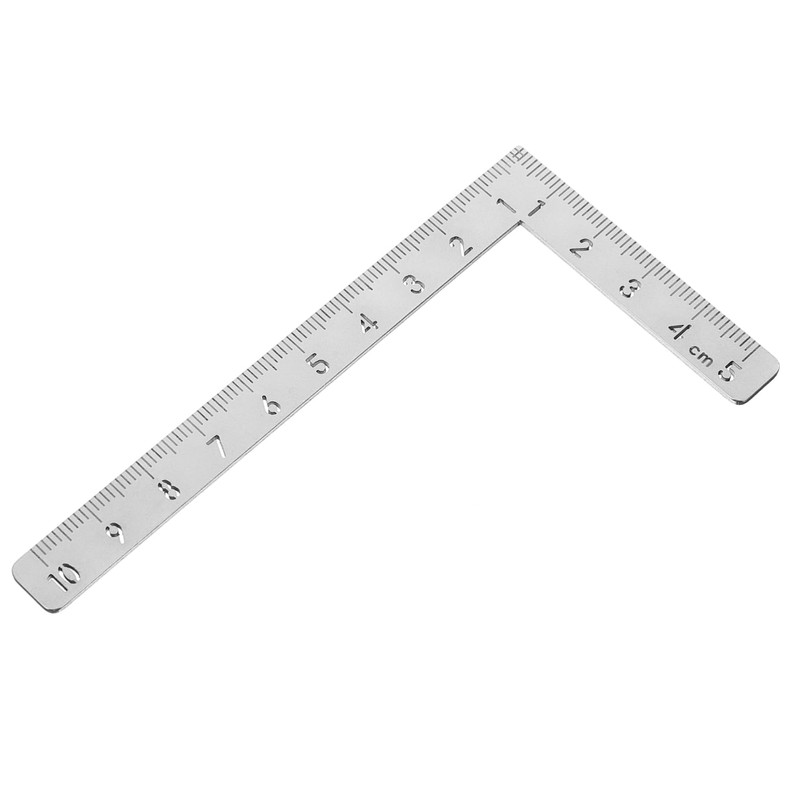 LALAFINA 2pcs Hollow Carpenter Square Ruler Right Angle Measuring Tool