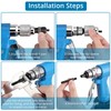 AUTOUTLET Heavy Duty Pneumatic Rivet Nut Gun with 100PCS Rivet
