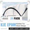 KJE 20Pack (10'', 15", 21", 31") Rubber Bungee Cords with