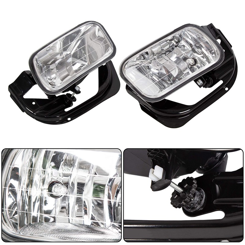 HECASA Fog Lights Lamps Compatible with 2009-2018 Dodge Ram 1500/2500/3500