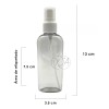 Xena Envases Atomizadores Plasticos 60 Ml Pequeños Recargables 15