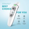 Infrared Thermometer for Adults,Forehead and Ear Thermometer for Fever, Babies,