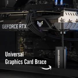 EZDIY-FAB GPU Support Bracket,Graphics Card Brace,GPU Support Stand Adjustable Height ,Aluminum Video Card Sag Holder