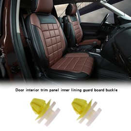 EMSea 50PCS Car Door Panel Moulding Clips Retainers Plastic Trim Wheel Arch Extension Fasteners Compatible with Discovery 3 and 4 Freelander 2 Sportand and Evoque DYC101420