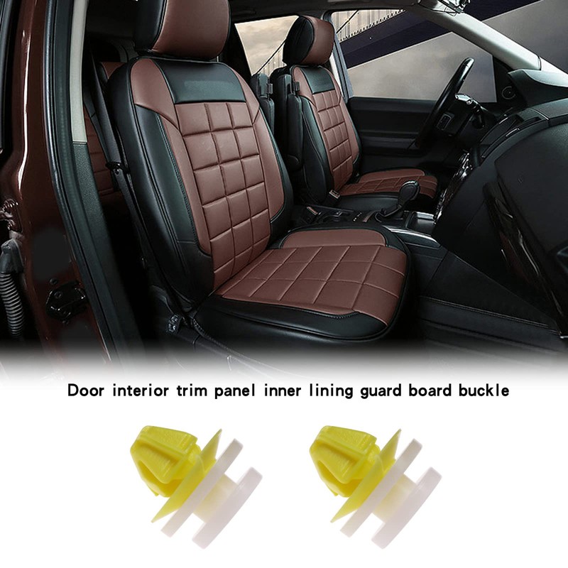 EMSea 50PCS Car Door Panel Moulding Clips Retainers Plastic Trim