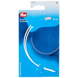 Prym Women's 991807 Bra Underwires, White, 18.5 x 11.0 0.3 cm UK